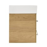 Koupelnová skříňka s umyvadlem SAT Cube Way 60x53x46 cm dub Hickory mat CUBE46602DHSATCW CUBE46602DHSATCW