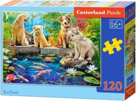Castorland 13661 Puzzle Rybníček s Koi kapry