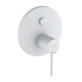 KLUDI - Bozz Baterie pod omítku, pro 2 spotřebiče, matná bílá 386635376