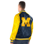 Starter Pánská bunda Michigan Wolverines NCAA Renegade Varsity Satin Jacket Velikost: L