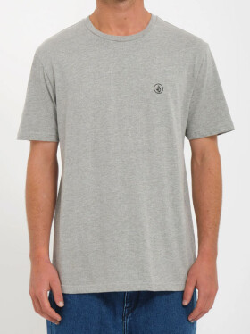 Volcom Circle Blanks HEATHER GREY pánské tričko s krátkým rukávem - M