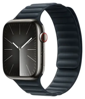 Devia Deluxe Magnetic Fiber Evergreen / Řemínek / Apple Watch 44/45/46 mm / magnetický (6942297104648)
