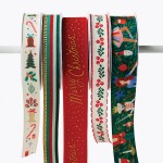 Rifle Paper Co. Vánoční stuhy Holiday – set 5 ks, multi barva, textil