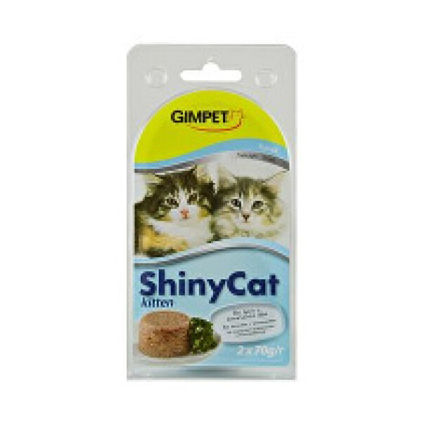 Gimpet kočka konz. ShinyCat Junior tuňák 2x85g