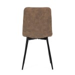 Jídelní židle, hnědá, látka vintage, CT-281 COF3