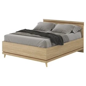 Postel Scandi 31 160 dub olejovaný/cihlový