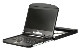 ATEN KVM Console / LCD 18,5" / 19" 1U / Single Rail / USB+HDMI (CL3700NW-ATA-AG)