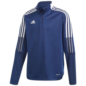 Tréninková dětská mikina Tiro 21 Youth Jr GK9661 modrá - Adidas 140