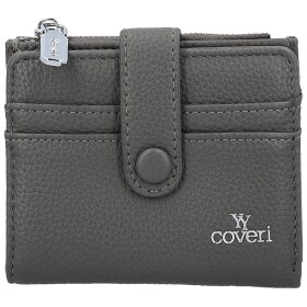Trendy dámská mini koženková peněženka Coveri Arbi, tmavě šedá