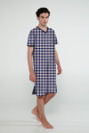 Vamp - NIGHTGOWN 100% COTTON 20624 - Vamp blue oxford xl