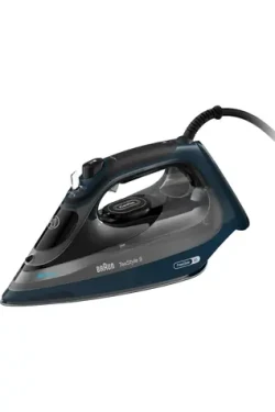 Braun TexStyle 9 SI9682DB tmavě modrá / Napařovací žehlička / 3200W / FreeGlide 3D / 330 ml (0127409002)