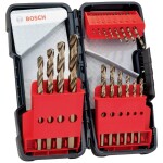 Bosch Accessories 2607017047 HSS-Co sada spirálových vrtáku do kovu 18dílná 1 mm, 1.5 mm, 2 mm, 2.5 mm, 3 mm, 3.5 mm, 4 mm, 4.5 mm, 5 mm, 5.5 mm, 6 mm, 7 mm, 8