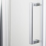 KERRA - Sprchový kout s hlubokou vaničkou PS Aruba GL 80 (chrom) 5907548124722