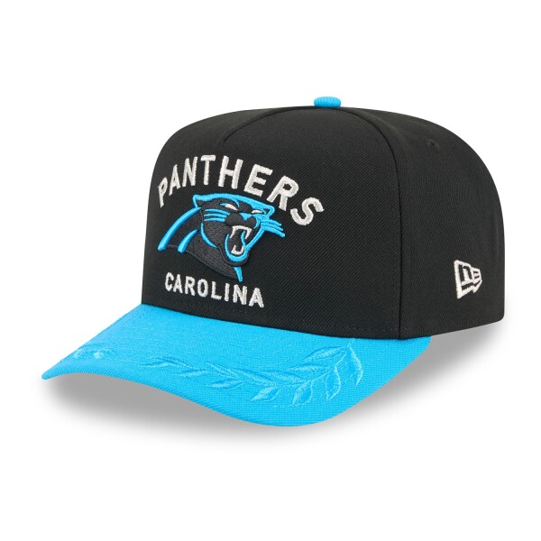 New Era Pánská kšiltovka Carolina Panthers NFL 2025 Draft 9FIFTY A-Frame Snapback - Černá