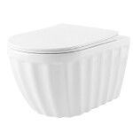 REA/S - Sada: Závěsná WC mísa + Umyvadlo na desku Duo White KPL-K3005
