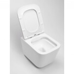 DEANTE Podomítkový rám, pro závěsné WC mísy bez tlačítka + WC REA Raul Rimless + SEDÁTKO CST_WC01 X RA1