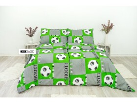 Stanex Ložní povlečení bavlněné Fotbal (LS184) ROZMĚR: 140x200 cm + polštář (90x70 cm)