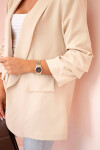 Sako s klopami elegantní béžový UNI