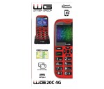 WG - Mobilní telefon WG20C, 4G, tlačítkový, červená EDF_819024
