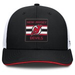 Fanatics Pánská kšiltovka New Jersey Devils NHL Authentic Pro A/Cap Structured Mid-Crown Adj Cap