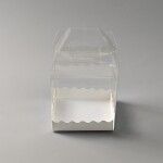 Cake star plastový box na Bento dort s úchytem 14x14x18cm