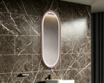 Zrcadlo se senzorem SAT Aurum 40x80 cm rose gold SATZAUR4080BRG SATZAUR4080BRG