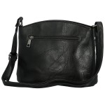Stylová dámská koženková crossbody kabelka Giada, černá