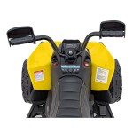 Mamido Dětská elektrická čtyřkolka Maverick ATV 2x200W žlutá