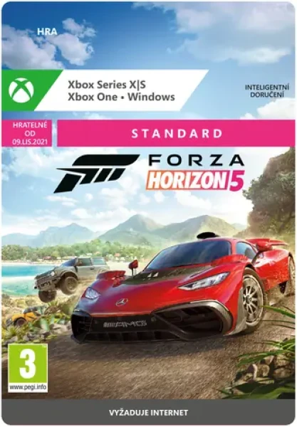 XSX Forza Horizon 5: Standard Edition / Elektronická licence / Závodní / Angličtina / od 3 let / Hra pro Xbox Series (G7Q-00128)