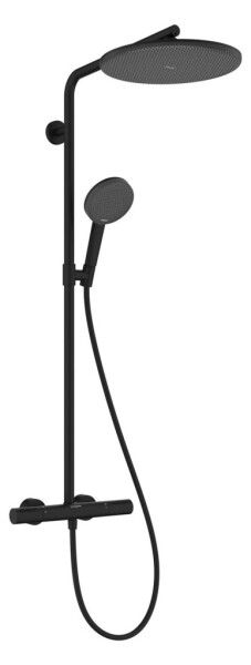 HANSGROHE - Raindance Alive S Puro Sprchový set s termostatem, průměr 30 cm, 3 proudy, EcoSmart+, matná černá 24594670