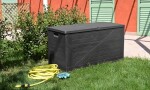 TOOMAX WOOD zahradní plastový úložný box 420 L - grafit