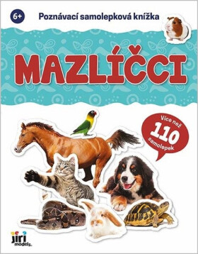 Poznávací samolepková knížka Mazlíčci