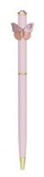 Růžová propiska s motýlem - Albi