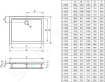 IDEAL STANDARD - Ultra Flat Sprchová vanička 900x700 mm, bílá K193401