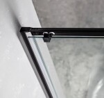 GELCO - SIGMA SIMPLY BLACK obdélníkový sprchový kout 1200x900 L/P varianta, rohový vstup, čiré sklo GS2112B-04