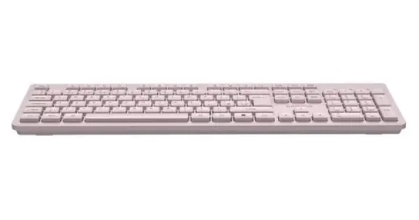 Canyon HKB-W01 béžová / Bezdrátová klávesnice / 104 kláves / CZ/SK layout / tichá, štíhlá (CNS-HKBW01BG-CS)