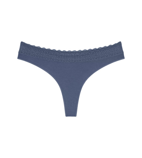 Dámská tanga Feel of Modal String BLUE modrá 00XX TRIUMPH BLUE