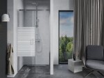 MEXEN - Apia posuvné sprchové dveře 110 cm dekor, chrom 845-110-000-01-20