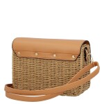 Moderní dámská crossbody kabelka Eugenie, béžová