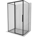 MEXEN/S - Rox-3S sprchový kout 3 stěnný , posuvný levá 90 x 110, černá okraj, černá 8C2-090-110-70-70-3S-L