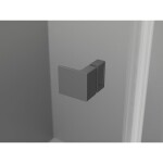 MEXEN/S - Lunar L sprchové dveře křídlové levé 115 cm, transparent, grafit metal 834L-115-000-95-00-L