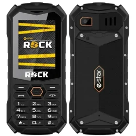 ESTAR ROCK černá / 2.4" / Dual-SIM / Bluetooth / microSD / LED svítilna / FM rádio / 1800 mAh (5292210123456)
