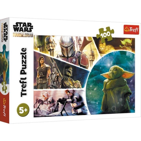 Trefl Puzzle Star Wars - The Mandalorian: Baby Yoda / 100 dílků