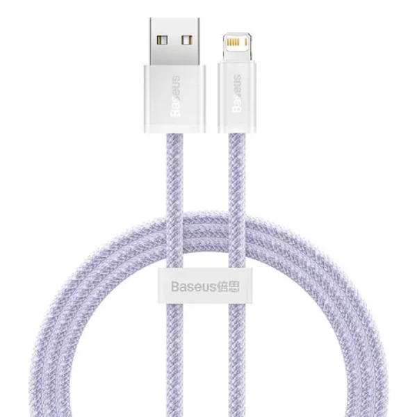 Baseus CALD040005 Kabel USB-A (M) - Lightning (M) 1 m fialová (CALD040005)