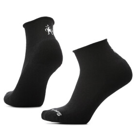 Unisex merino městské ponožky SMARTWOOL Everyday Roll Top Ankle Socks, Black velikost: 42-45 (L)