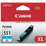 Canon CLI-551XL C, azurová (6444B001) - originální kazeta