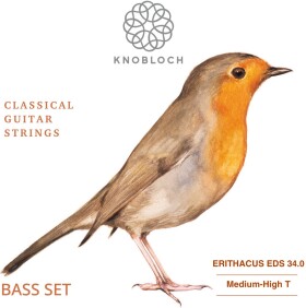 Knobloch ERITHACUS Double Silver Bass Set Medium-High Tension 34.0