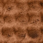 DumDekorace Hnědý plyšový přehoz s 3D efektem - stylový doplněk interiéru Šířka: 200 cm | Délka: 220 cm