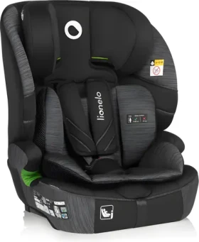 LIONELO Levi Fix i-Size 76-150cm Black Carbon / Autosedačka / ISOFIX + Top Tether / ECE R129 i-Size (LO-LEVI FIX I-SIZE GREY STONE)