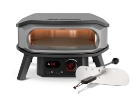 Cozze Premium / Pec na pizzu / elektrická / rotující kámen / 2200 W / pizza do 34 cm (5708614904466)